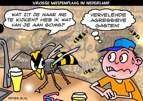 Vroege wespenplaag