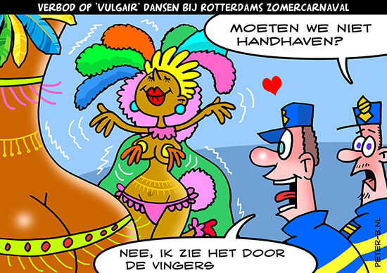 Vulgair dansen zomercarnaval