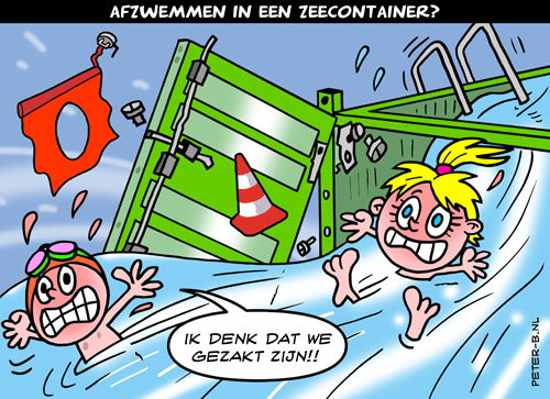 Afzwemmen_in_een_zeecontainer