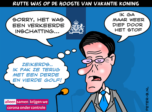 Rutte_vakantie_koning